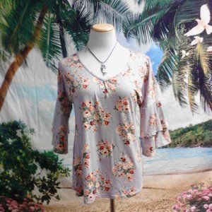 Kristen Nicole, purple shirt.